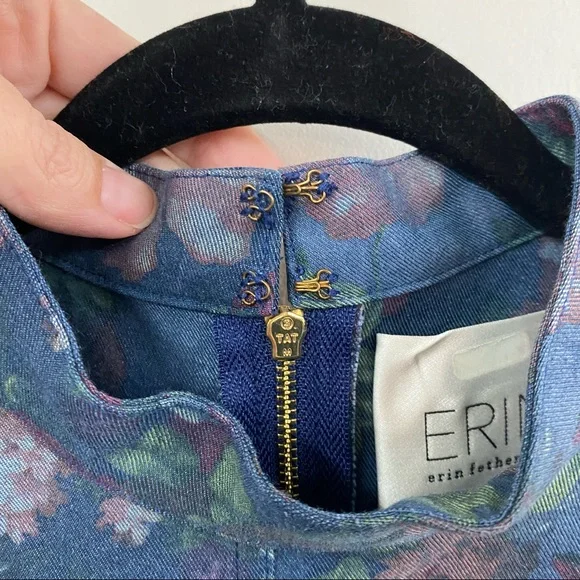 Erin by Erin Fetherston Floral Denim Dress - Picture 9 of 15